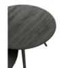 Stolik kawowy ZAMBIA set 4 drewno teak czarny*J-Line Hot