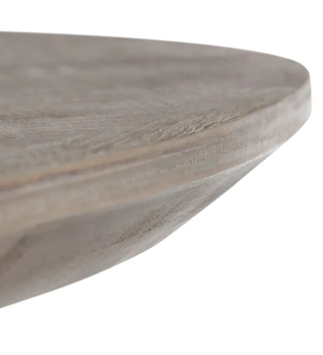 Stolik kawowy ZARMINIA 80 cm drewno wiązu*DENZO Online