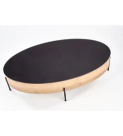 Stolik kawowy ZENGA 120 cm w kolorze dąb złoty*Halmar New