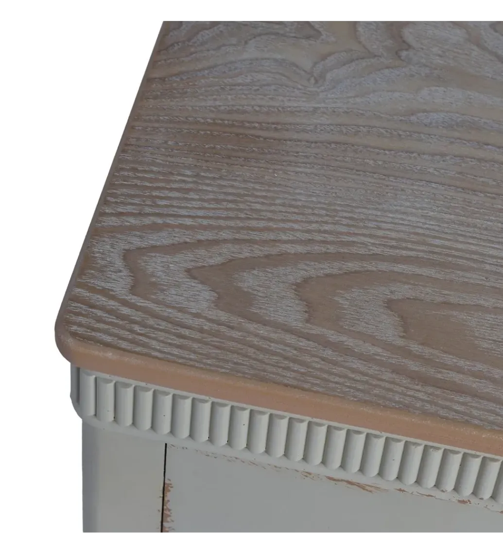 Stolik nocny ALIEY 72 cm drewno jodła kremowy*Zona-Design Hot