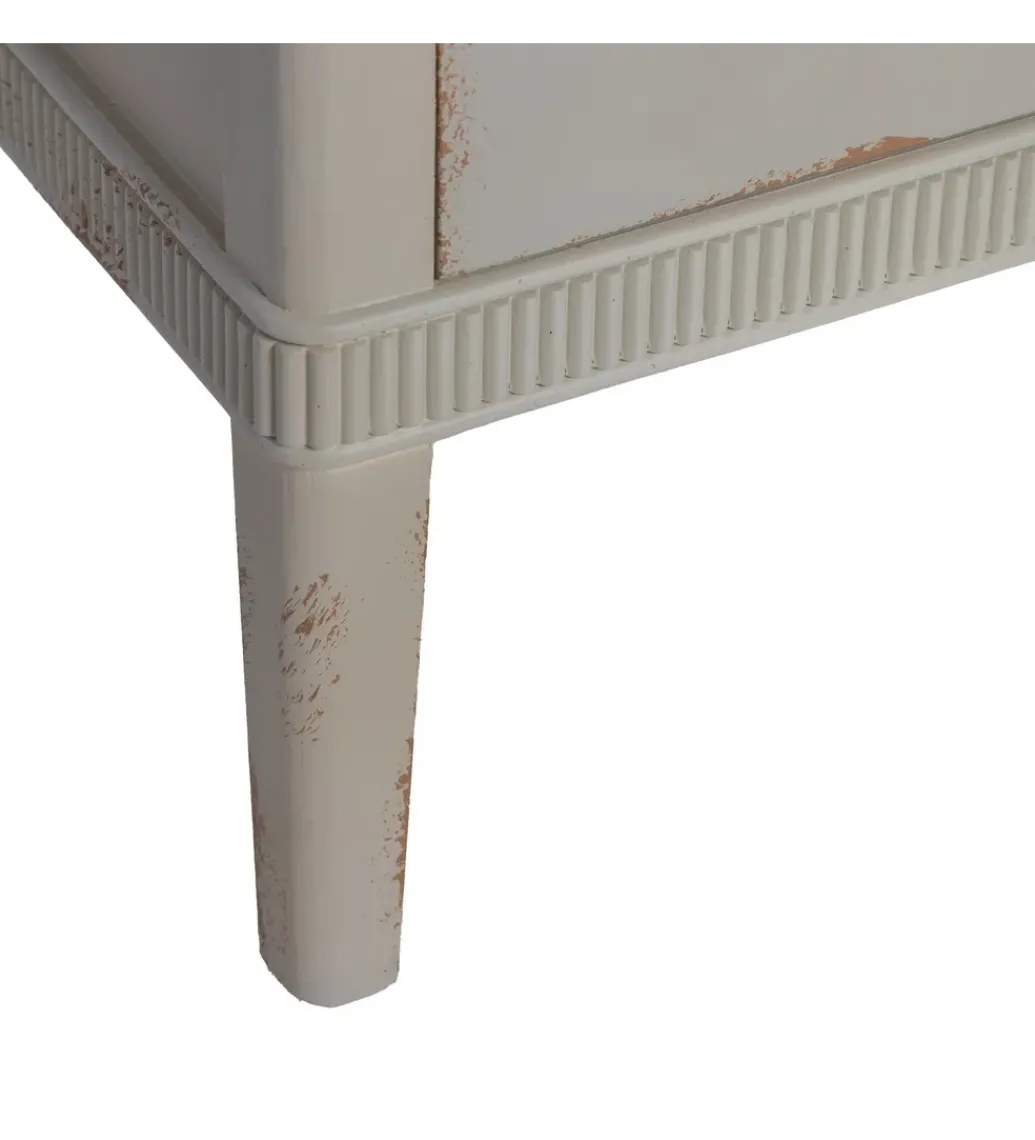 Stolik nocny ALIEY 72 cm drewno jodła kremowy*Zona-Design Hot