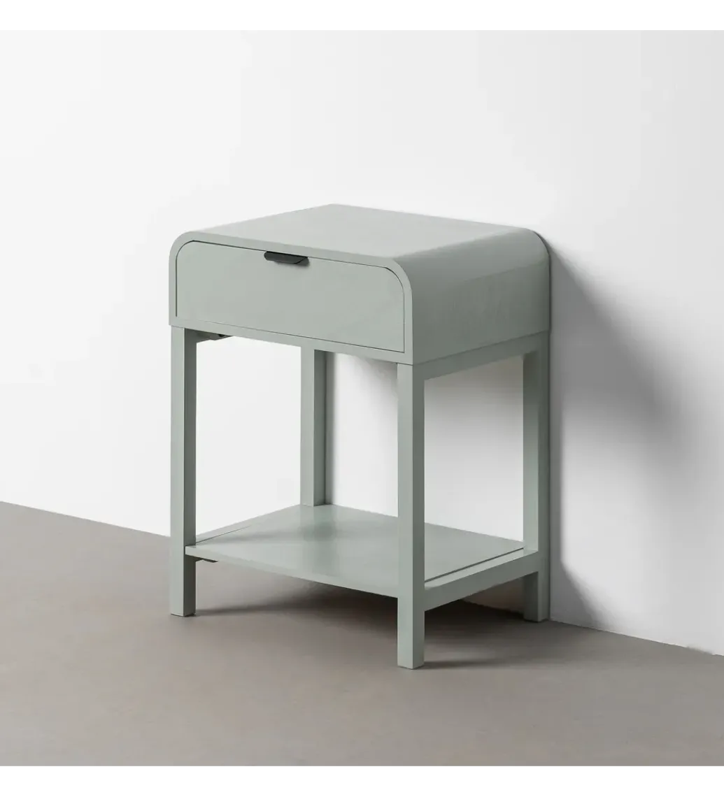 Stolik nocny AREGOM 61 x 48 cm jasnozielony*Zona-Design Sale