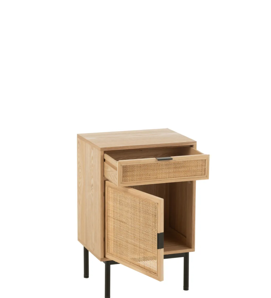 Stolik nocny BASONOT 70 cm naturalny*J-Line Online