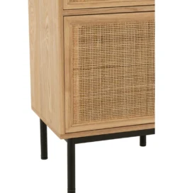 Stolik nocny BASONOT 70 cm naturalny*J-Line Online