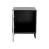 Stolik nocny CARINO 50 cm srebrna*KARE New