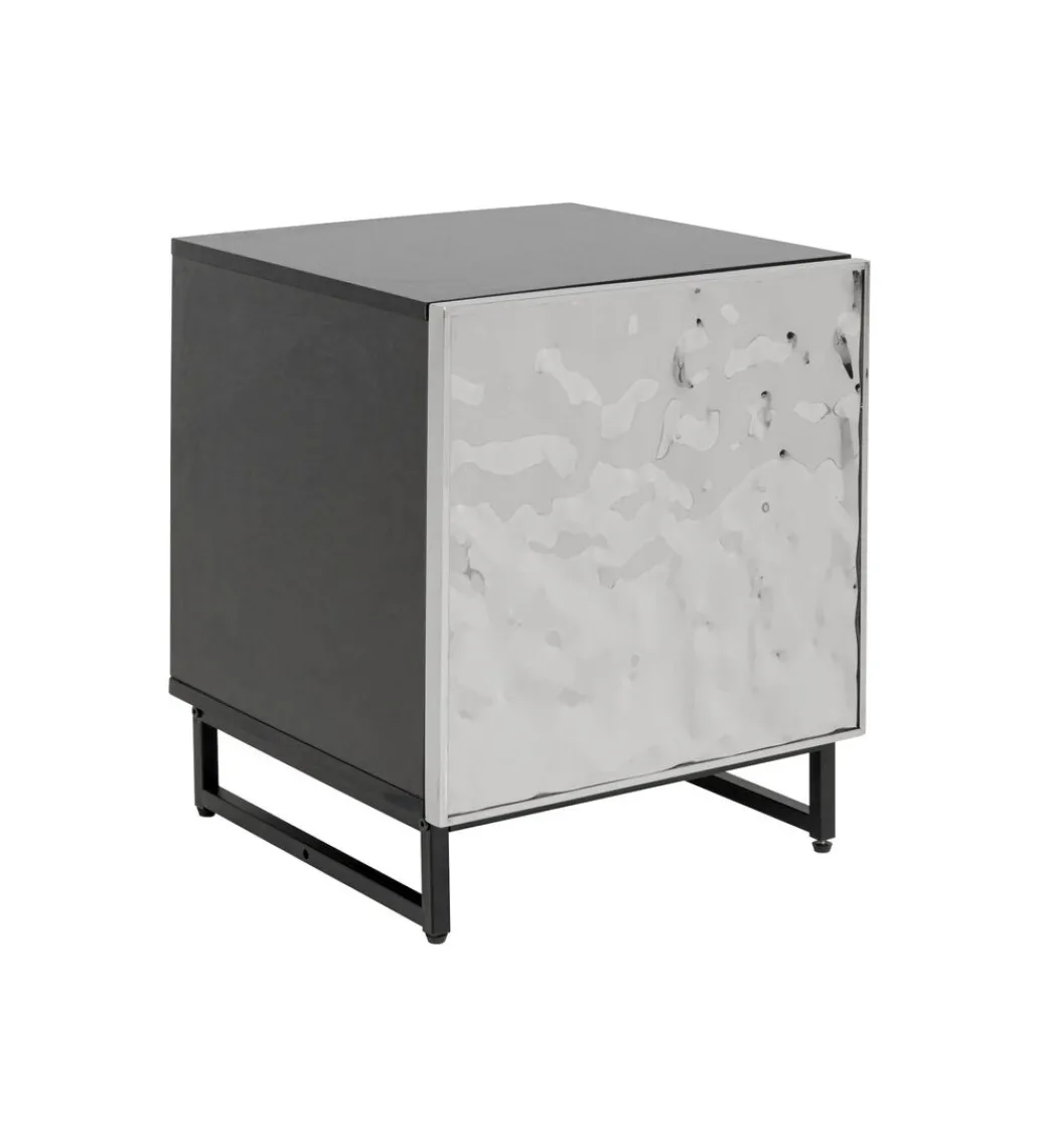 Stolik nocny CARINO 50 cm srebrna*KARE New