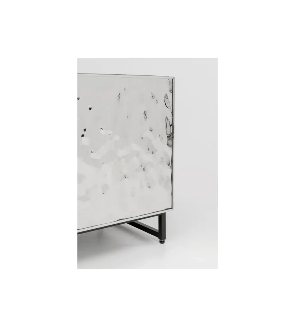 Stolik nocny CARINO 50 cm srebrna*KARE New