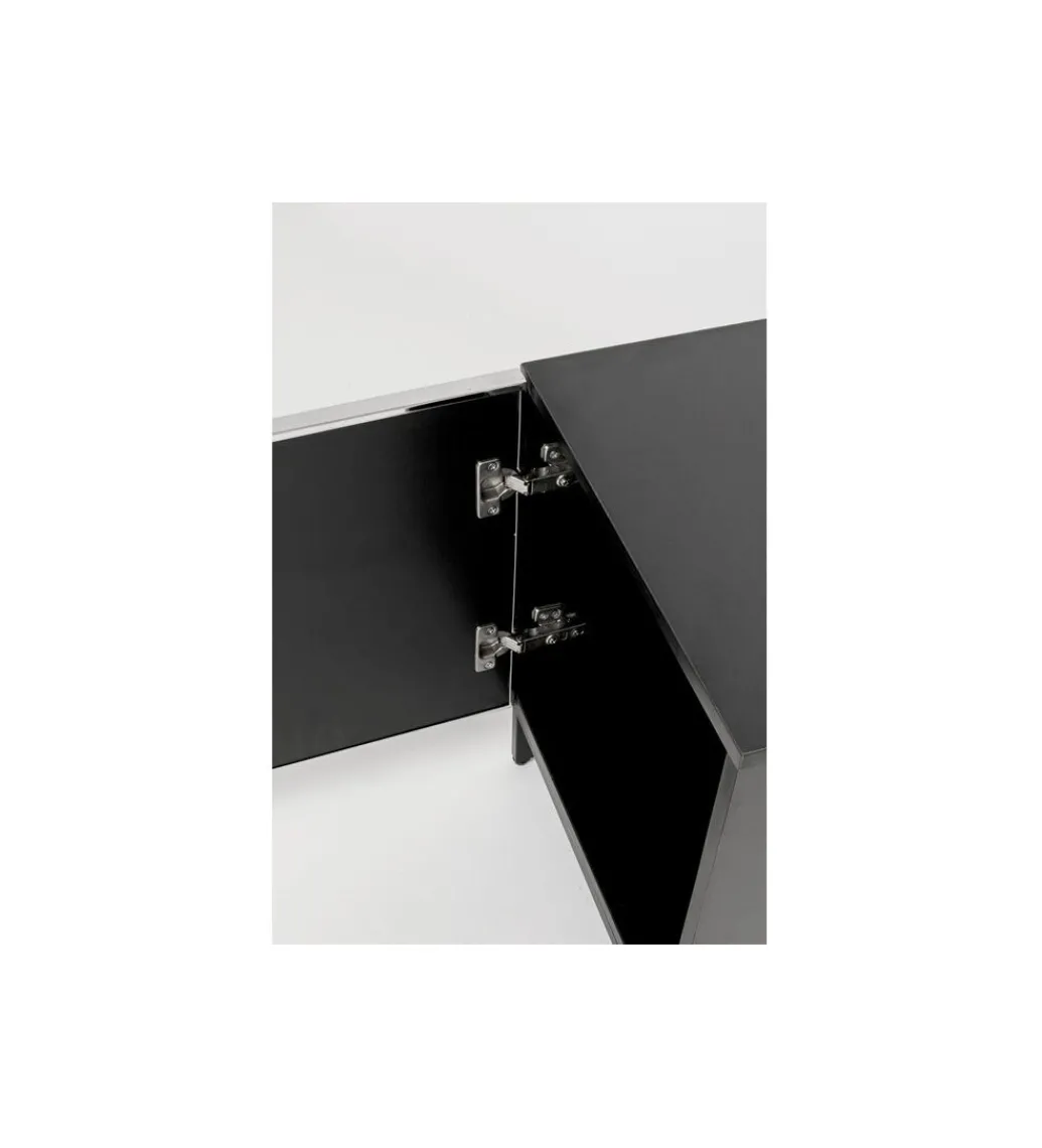 Stolik nocny CARINO 50 cm srebrna*KARE New
