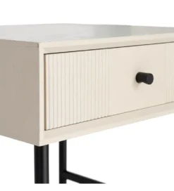 Stolik nocny ENTARADA 40 cm kremowy*Zona-Design Outlet