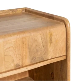 Stolik nocny GALT 50 cm drewno mango naturalny*Zona-Design