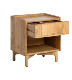 Stolik nocny GALT 50 cm drewno mango naturalny*Zona-Design
