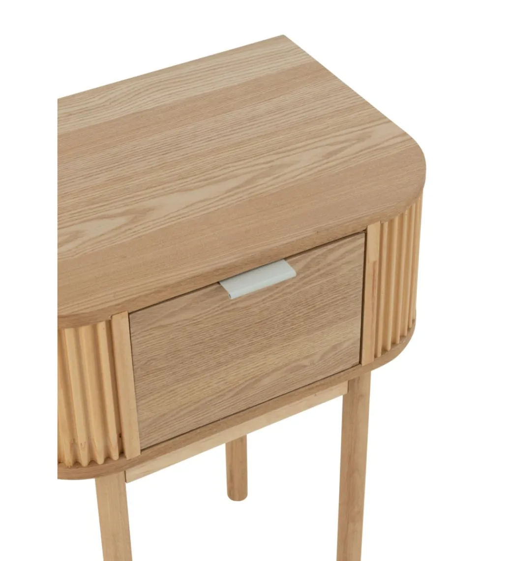 Stolik nocny GEZA 67 cm naturalny*Zona-Design Sale