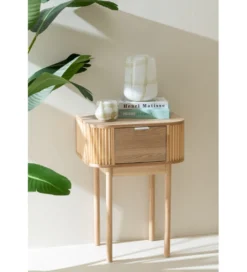 Stolik nocny GEZA 67 cm naturalny*Zona-Design Sale