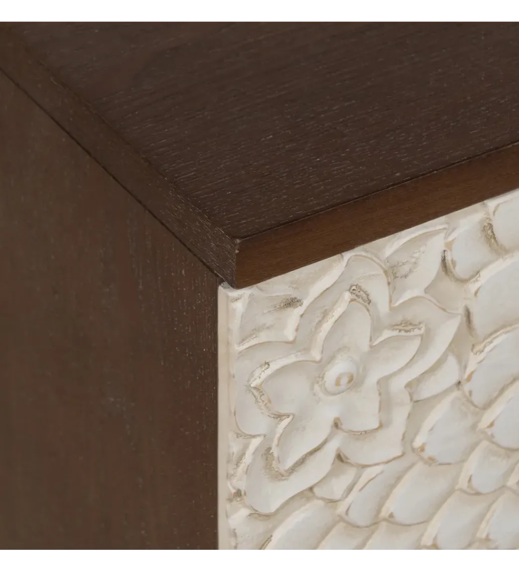 Stolik nocny LAPUNA 60 cm drewno sosny*Zona-Design