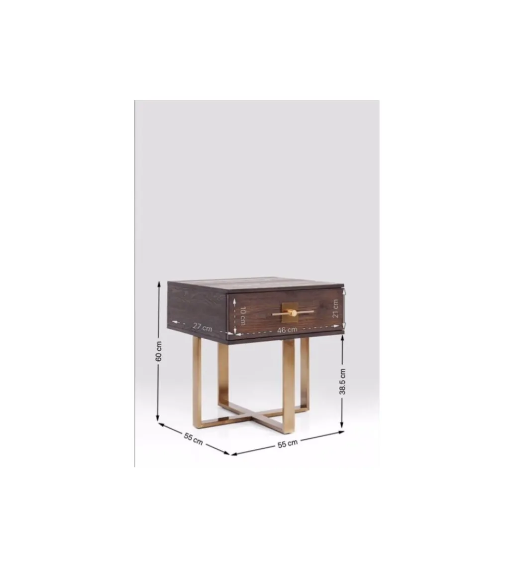 Stolik nocny OSAKA 55 cm fornir jesion*KARE Sale