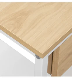 Stolik nocny PRETRUSIA 50 cm naturalny biały*Exclusivas Discount