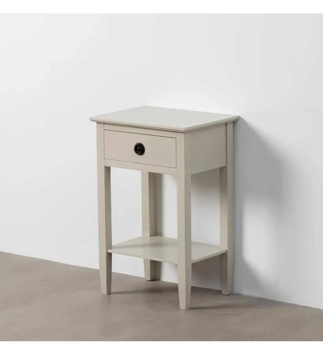 Stolik nocny REID 40 cm jasnoszary*Zona-Design