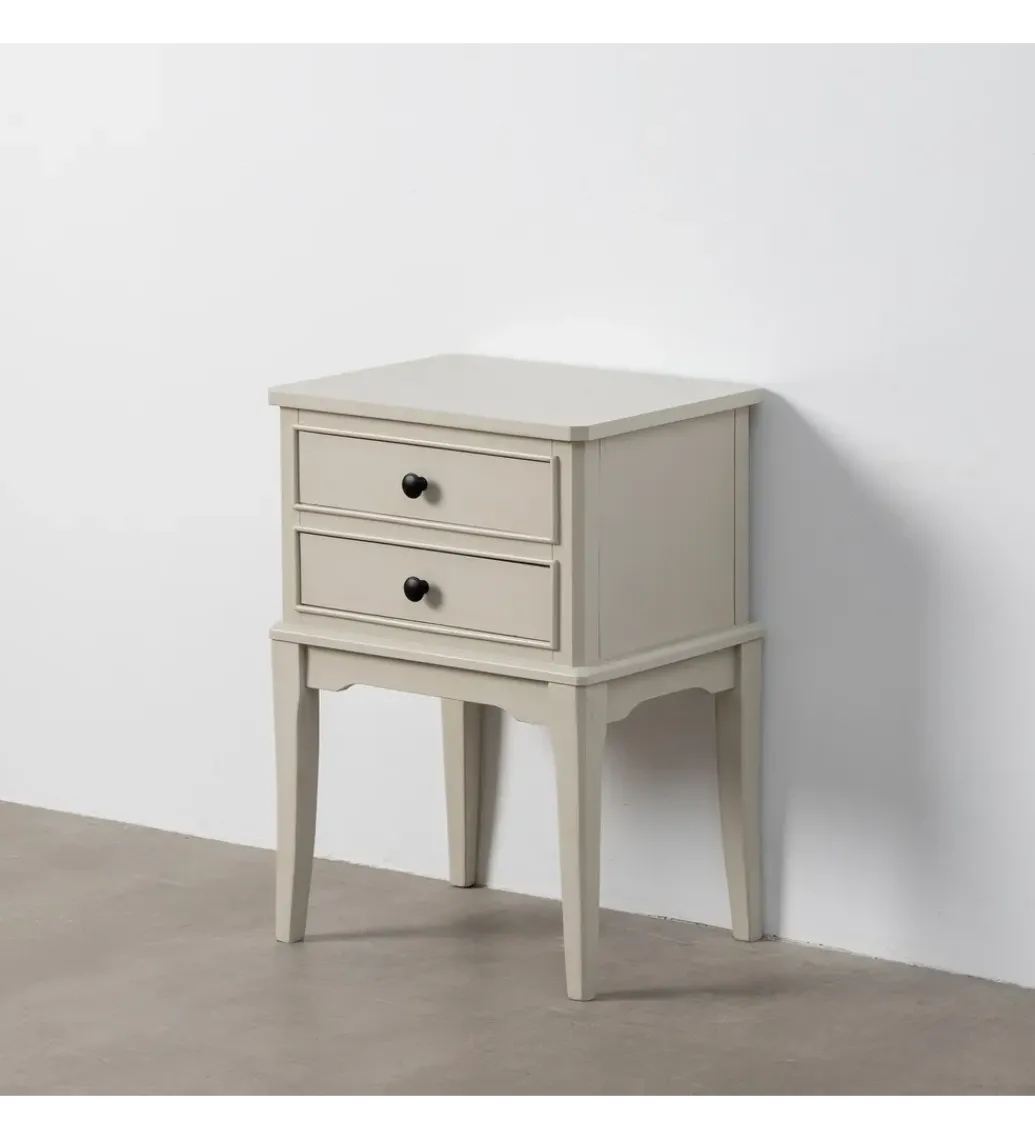 Stolik nocny REID 41 cm jasnoszary*Zona-Design New