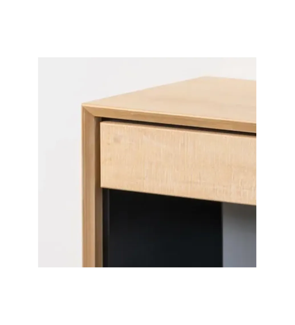 Stolik nocny SINTRA 70 cm drewno kauczuk naturalna*Zona-Design Sale