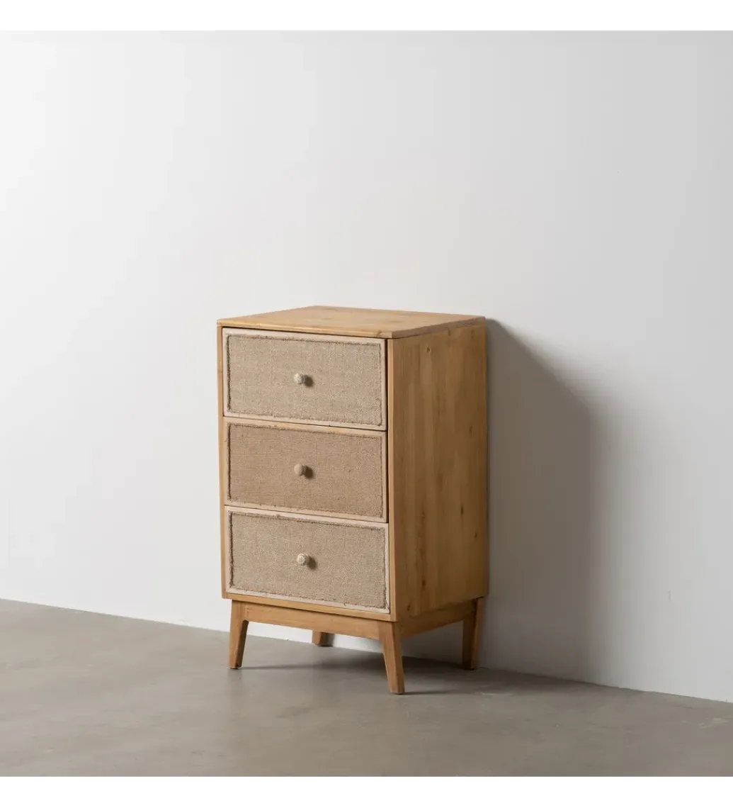 Stolik nocny WARTUM 76 cm naturalny*Zona-Design Sale