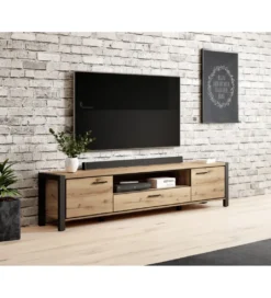 Stolik Pod TV AKTIV 210 cm w optyce dąb Taurus*Helvetia Hot