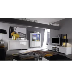 Stolik Pod TV AMALFI 190 Cm Biały*MCA Linia Włoska New