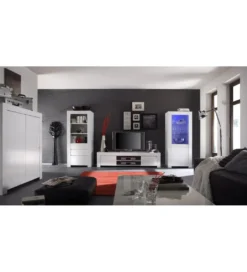 Stolik Pod TV AMALFI 190 Cm Biały*MCA Linia Włoska New