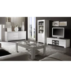 Stolik Pod TV AMALFI 190 Cm Biały*MCA Linia Włoska New