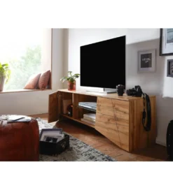Stolik pod TV ANKONA 160 cm w kolorze dąb*WOHNLING, GERMANY Outlet