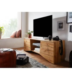 Stolik pod TV ANKONA 160 cm w kolorze dąb*WOHNLING, GERMANY Outlet
