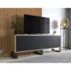 Stolik pod Tv Apollo B III 150 cm czarny*Polski Design ML