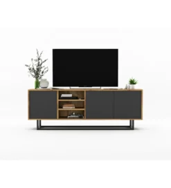 Stolik pod Tv Apollo 150 cm antracytowy*Polski Design ML