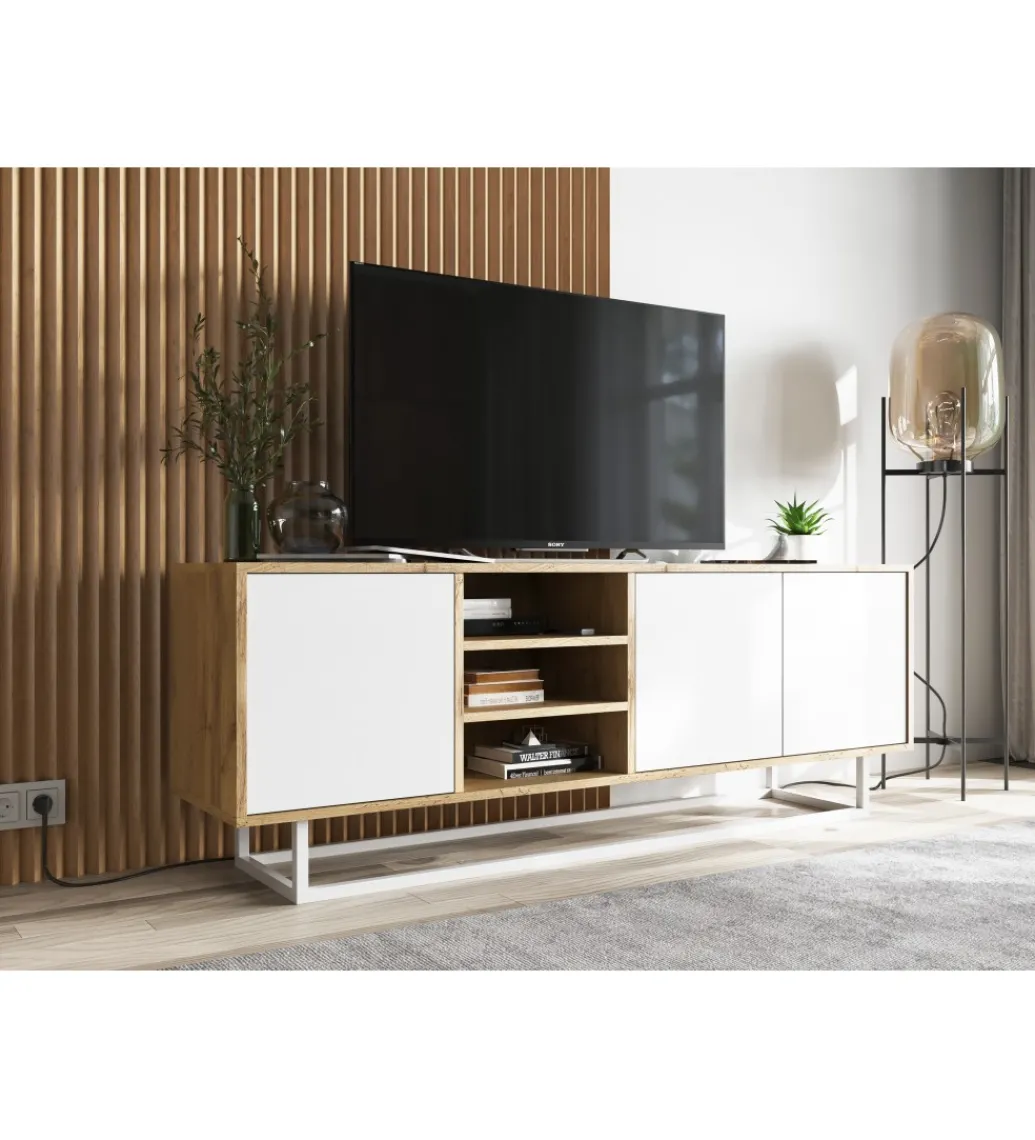 Stolik pod Tv Apollo 150 cm biały*Polski Design ML Sale