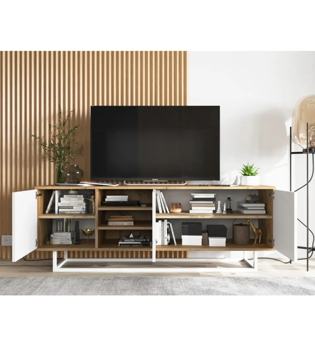 Stolik pod Tv Apollo 150 cm biały*Polski Design ML Sale