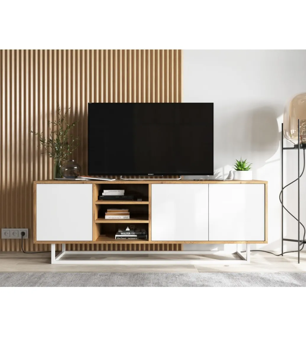 Stolik pod Tv Apollo 150 cm biały*Polski Design ML Sale