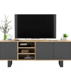 Stolik pod Tv Apollo II 150 cm antracytowy*Polski Design ML Sale