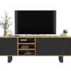 Stolik pod Tv Apollo II 150 cm czarny*Polski Design ML Discount