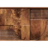 Stolik pod TV ART DECO 200 cm drewno mango brązowy*Invicta Interior - przedsprzedaż Clearance