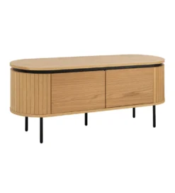 Stolik pod TV ATELIER 120 cm kolor naturalnego dębu*Invicta Interior - przedsprzedaż