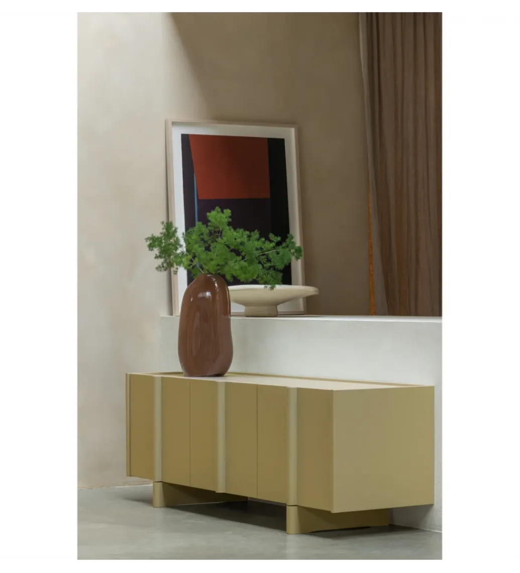 Stolik pod TV BASU 152 cm drewno sosny moss*WOOOD