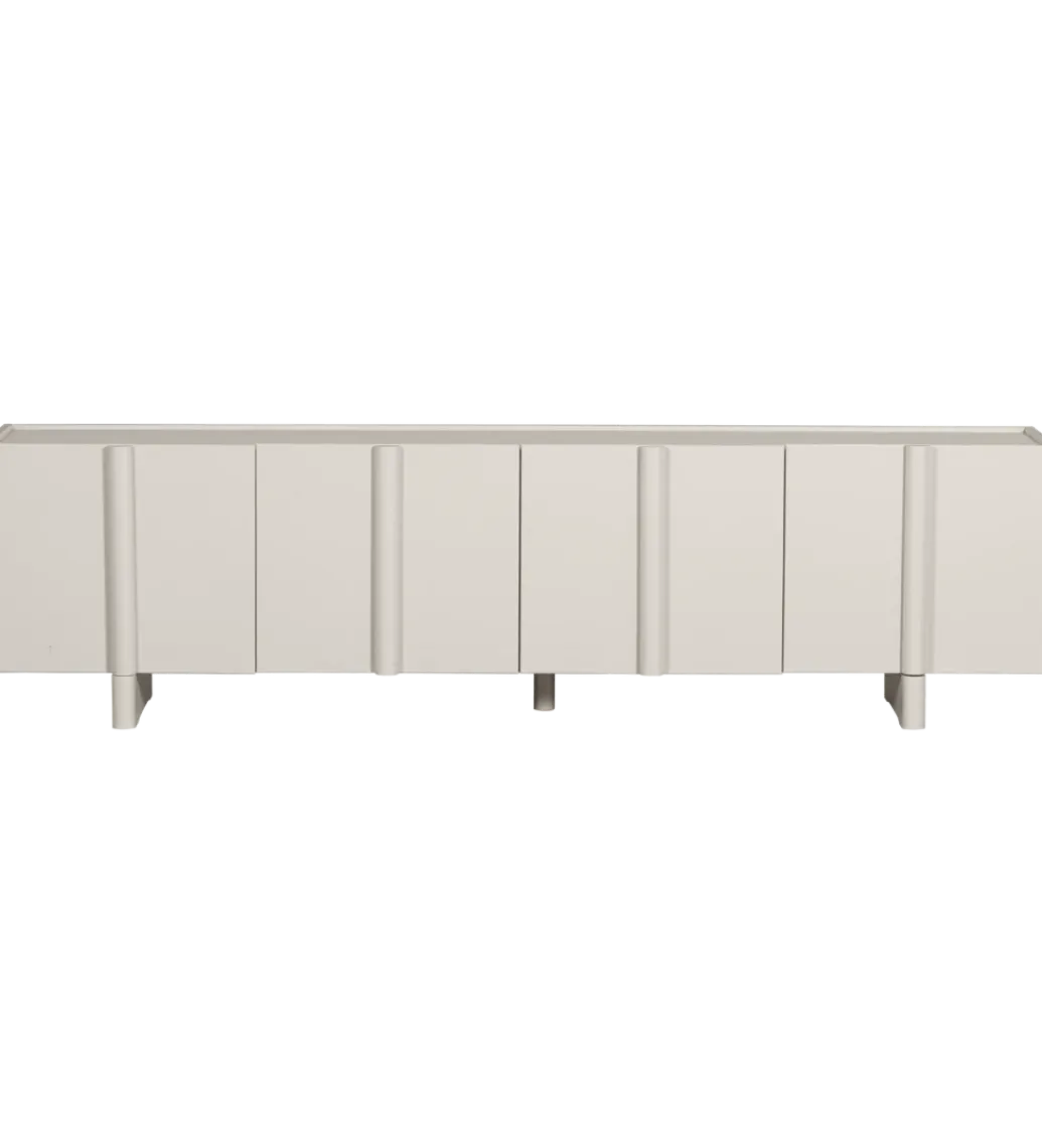 Stolik pod TV BASU 200 cm drewno sosny dust*WOOOD Sale