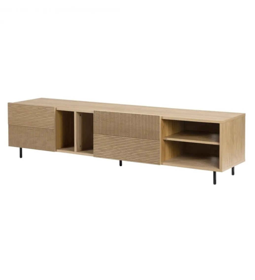 Stolik pod TV BESTER 180 cm naturalny*Imeri Outlet