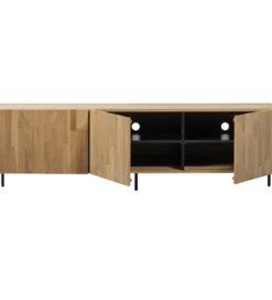 Stolik pod TV BONO 180 cm drewno jesion naturalny*WOOOD New