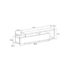 Stolik pod TV BOTA 219 cm dąb Ribbec*Helvetia Discount