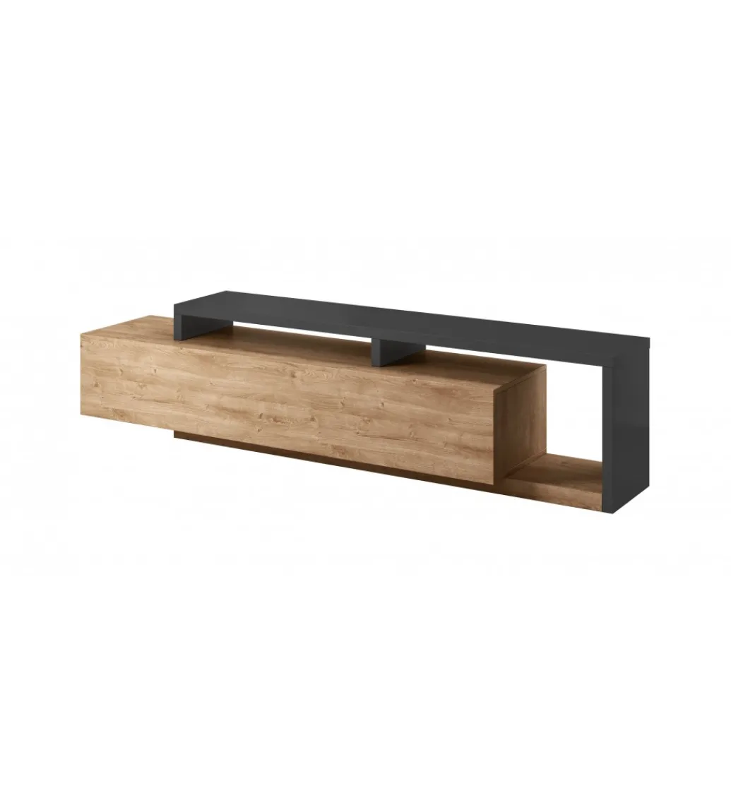 Stolik pod TV BOTA 219 cm dąb Ribbec*Helvetia Discount