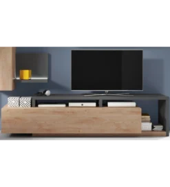 Stolik pod TV BOTA 219 cm dąb Ribbec*Helvetia Discount