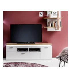 Stolik Pod TV CALI 156 Cm Biały*MCA Online