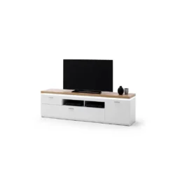 Stolik pod TV CALI 196 cm biały*MCA Outlet