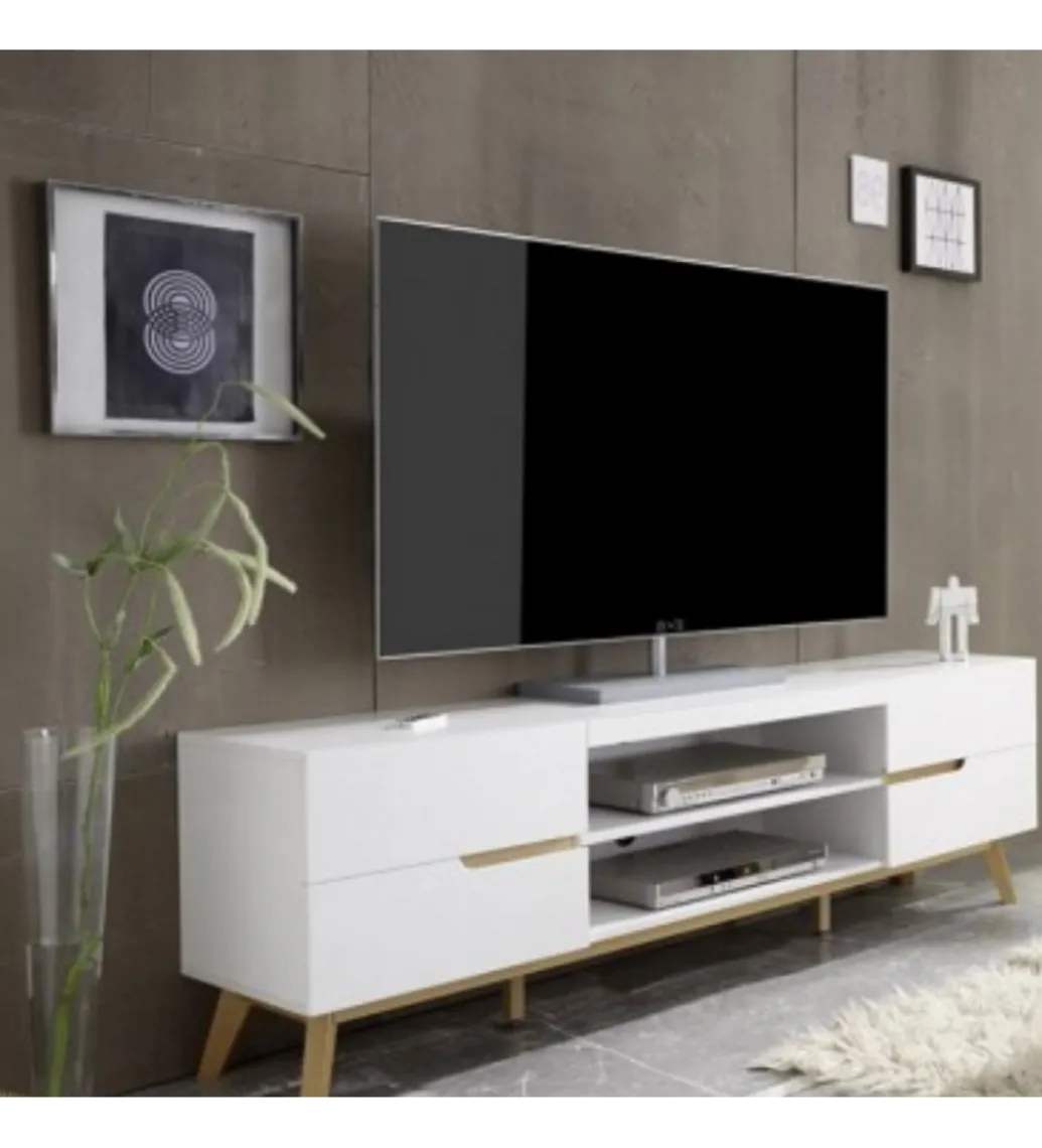 Stolik pod TV CERVO biały*MCA Hot