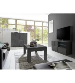 Stolik pod TV DAMA 120 cm antracyt*MCA Linia Włoska Sale